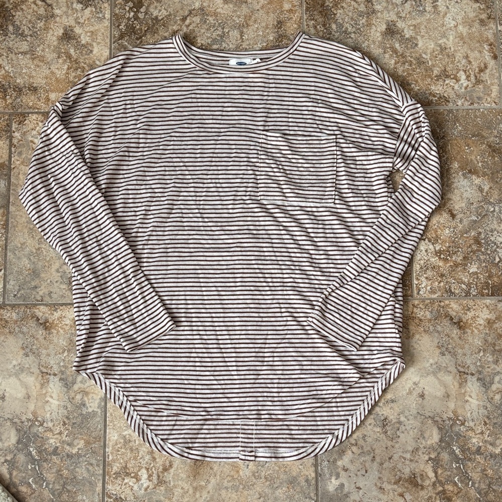 Striped Long Sleeve Top